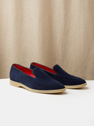 The Pintuck Loafer in Suede, view 11