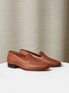 The Pintuck Loafer in Leather, view 9