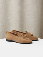 The Tassel Loafer in Suede, view 5