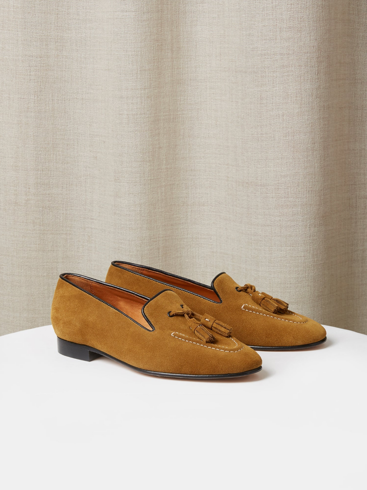 The Tassel Loafer in Suede, view 10