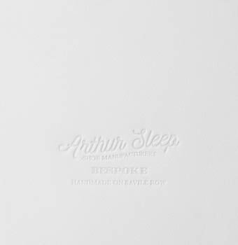Calf leather in white