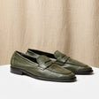 Deep Green Deer Leather