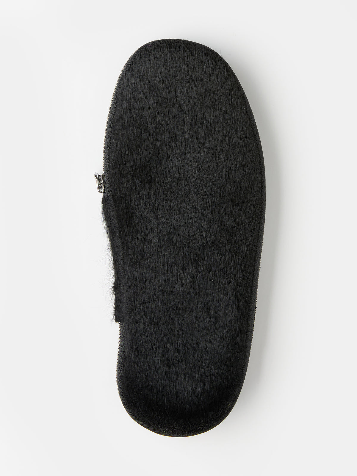 Globetrotter Glide Mule in Black pony hair, view 7