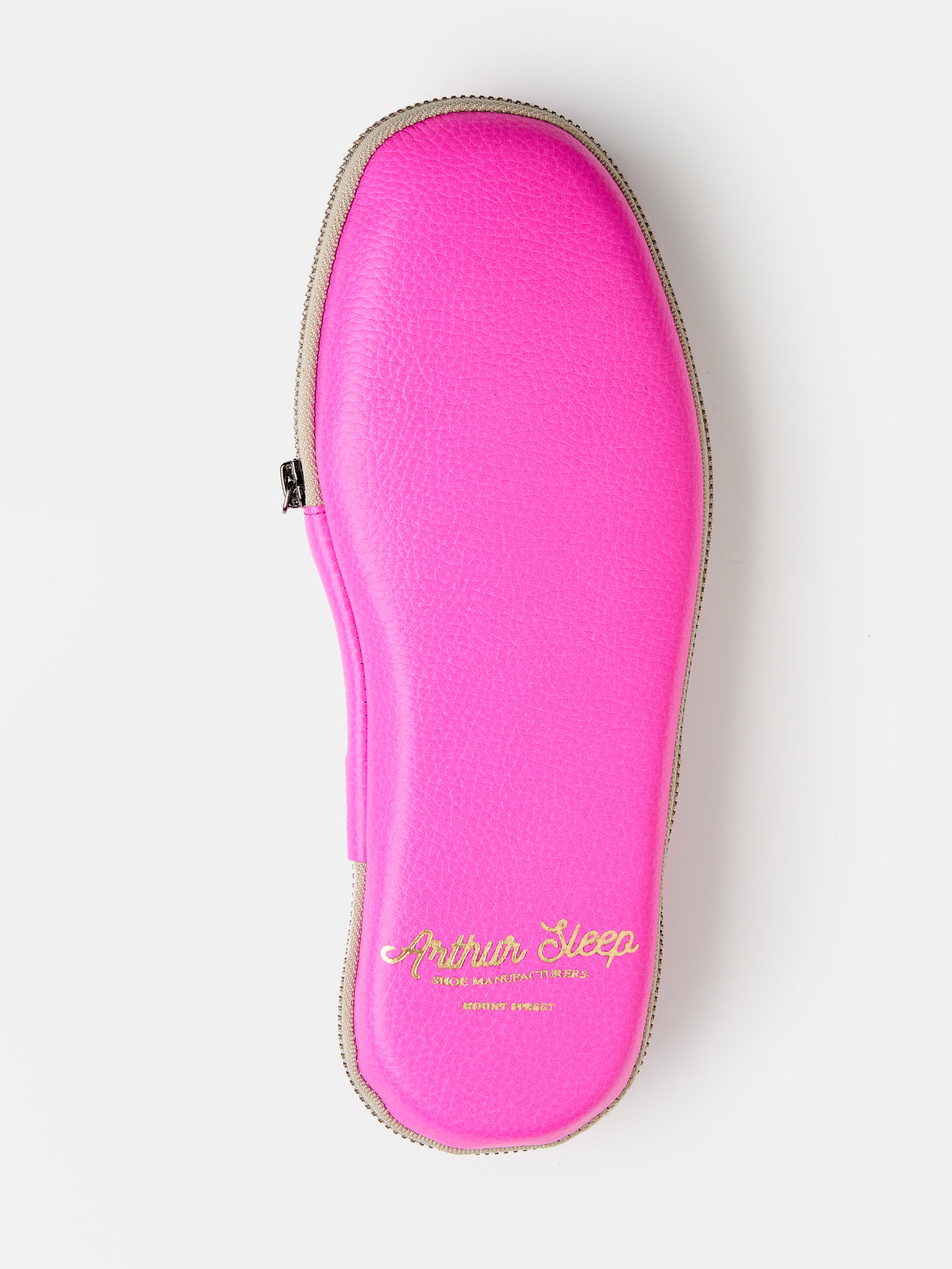 Globetrotter Glide Mule in Vivid pink deer leather, view 6