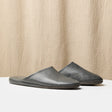 Smoked Charcoal Deer Leather