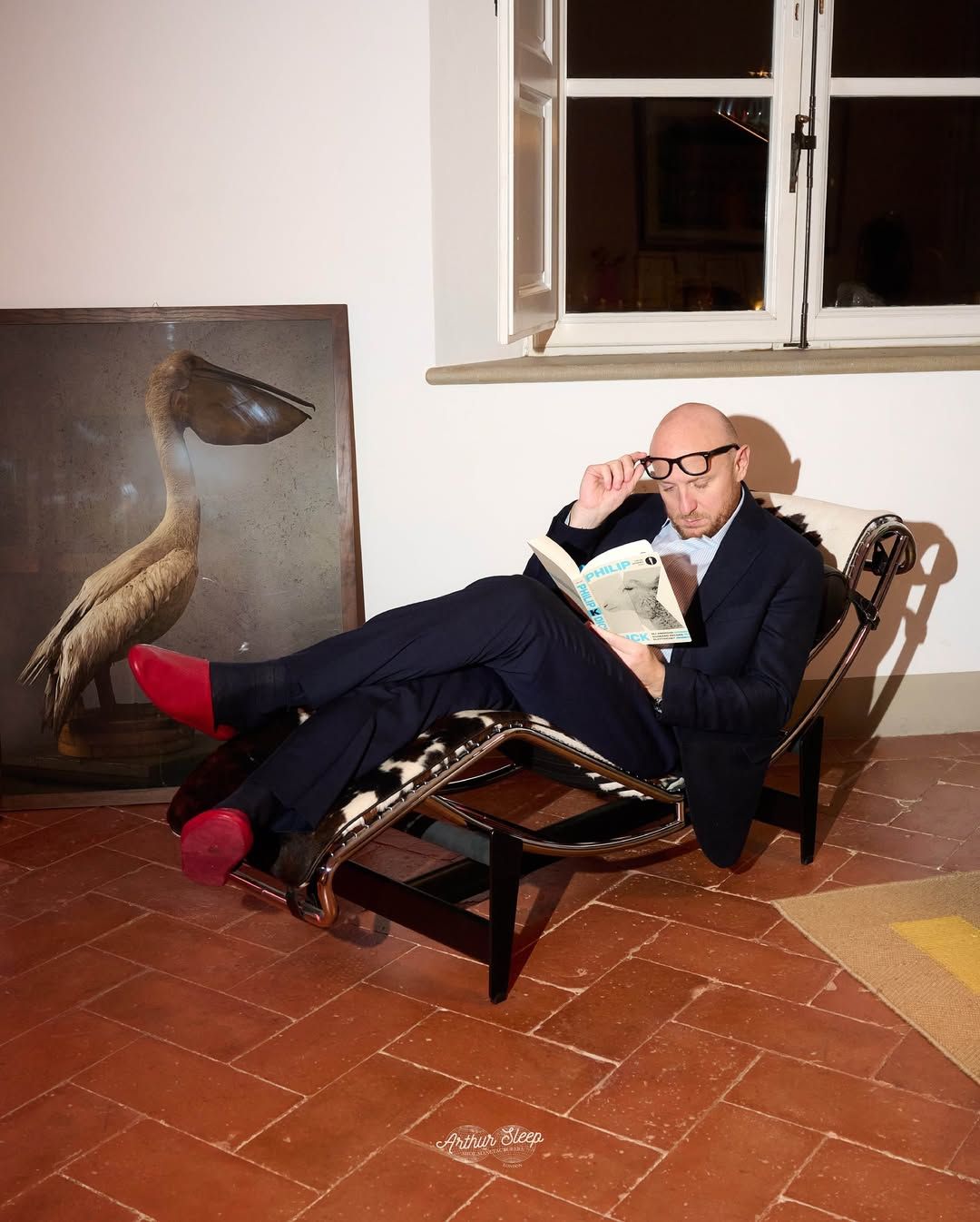 Reading · red socks