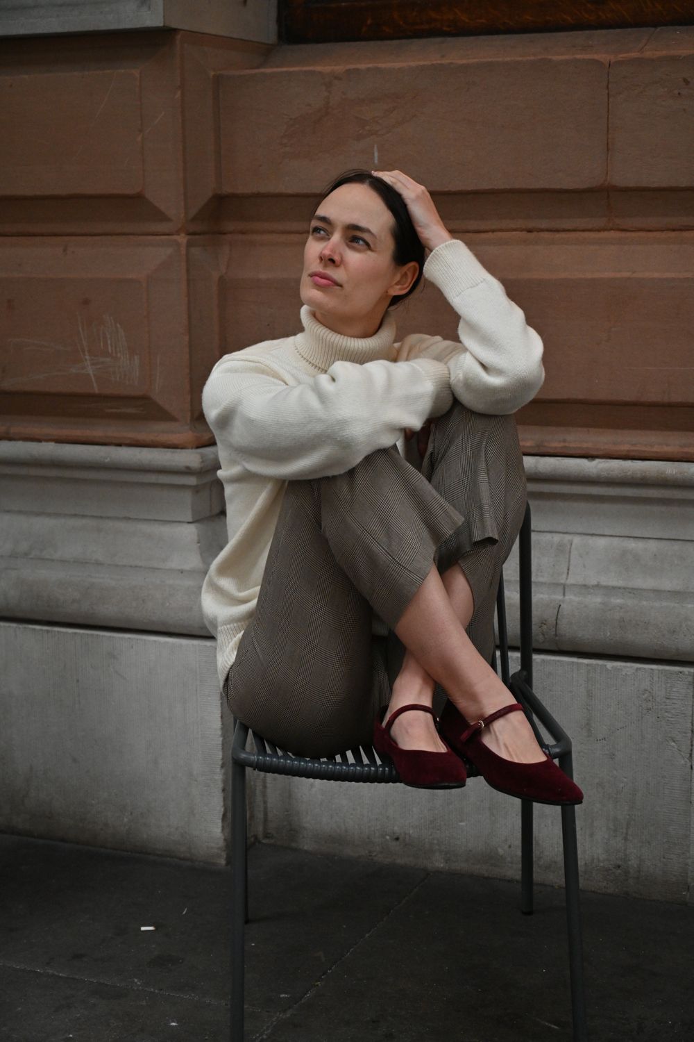 The chair · Mary Janes