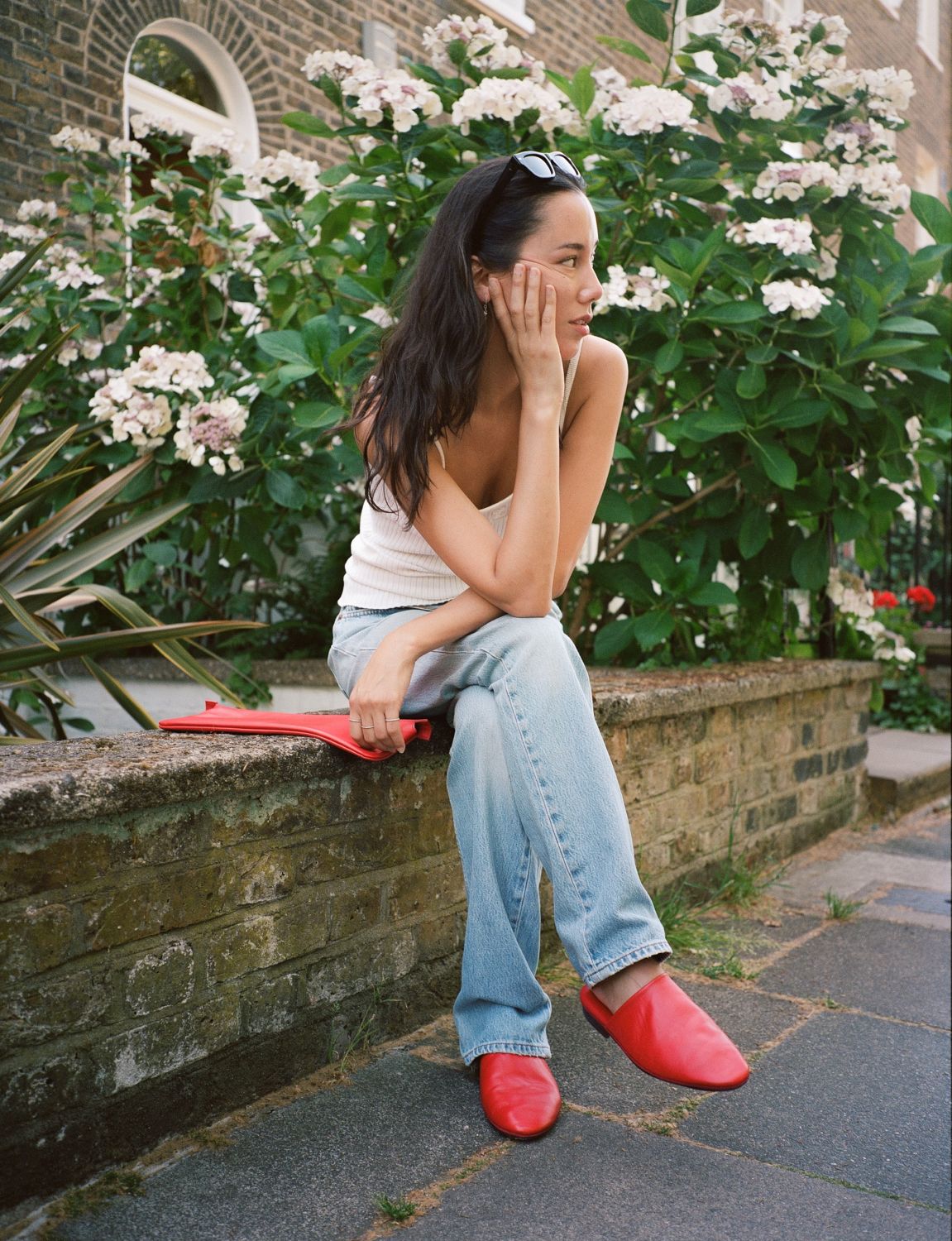 The wall · red mules