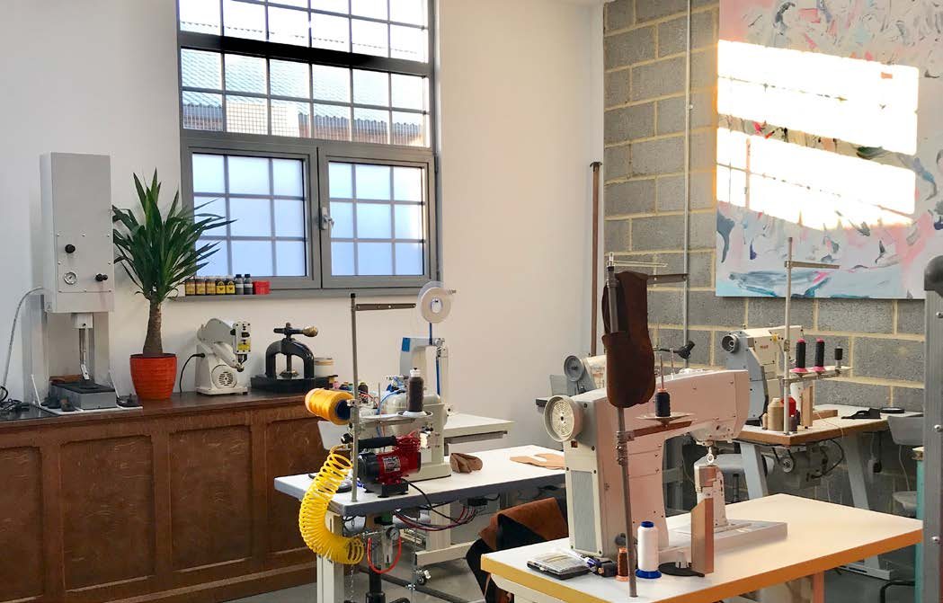 Our first workshop in Walthamstow: the machines beneath the tall windows