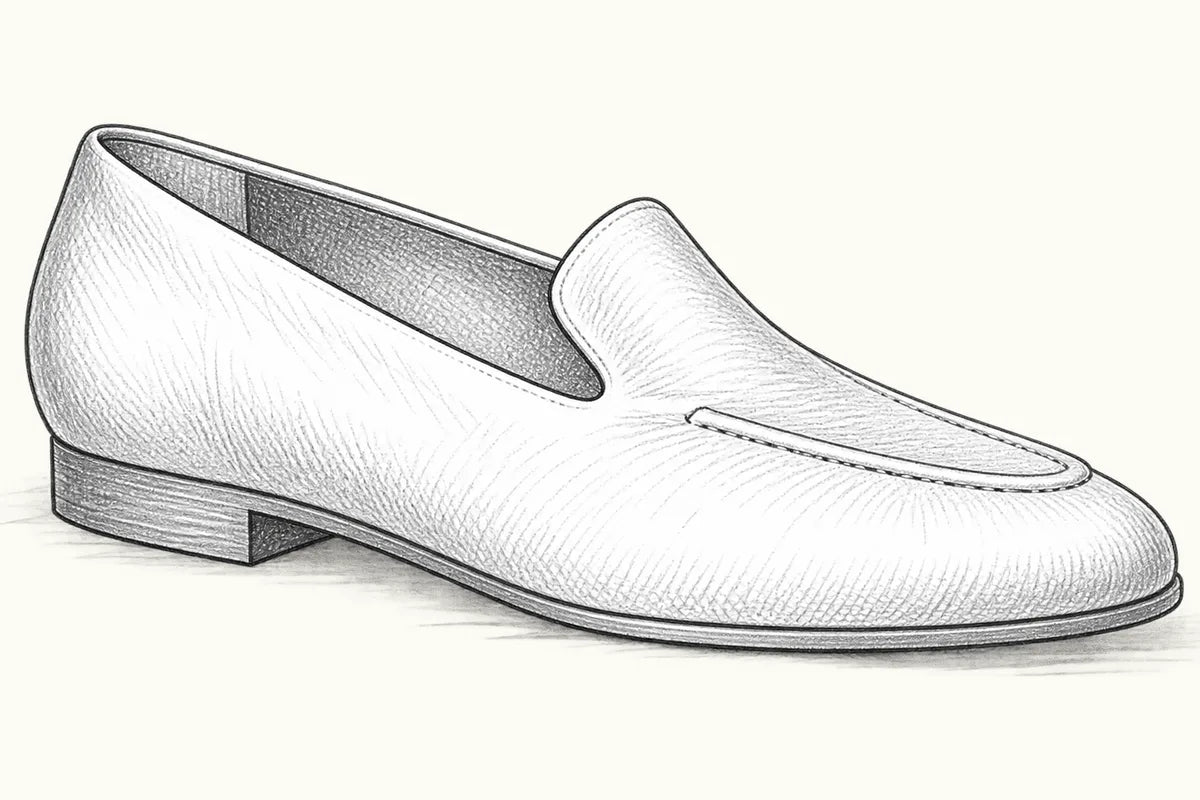 The Pintuck, pencil drawing
